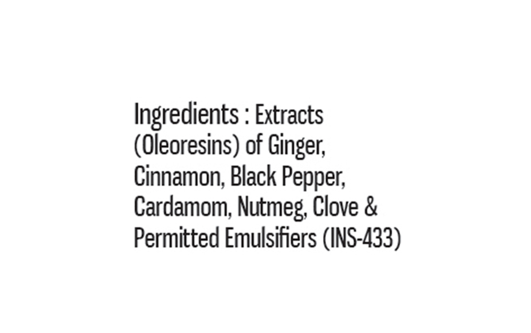 Spice Drop Chai Masala Extract    Pack  5 millilitre